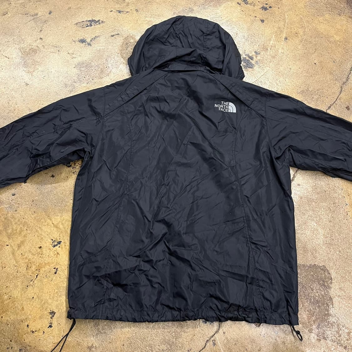 [정품/95] 노스페이스 블랙 바람막이 후드 자켓 b14 상품이미지4