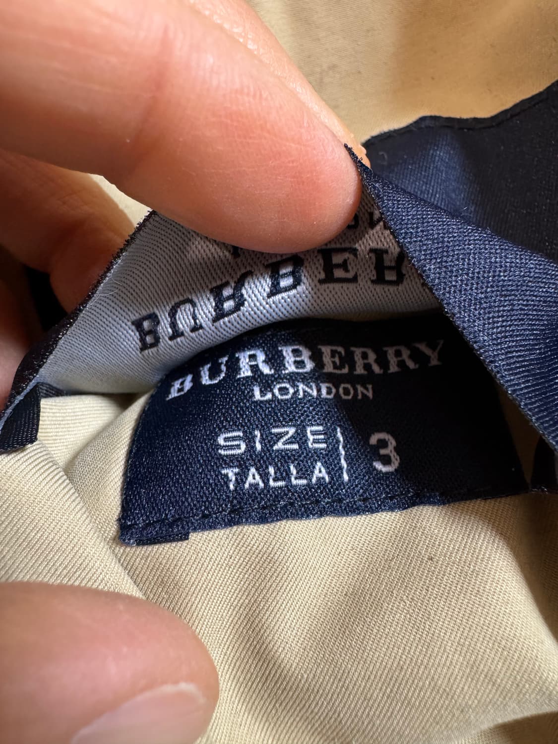 버버리 베이지 자켓 상품이미지8