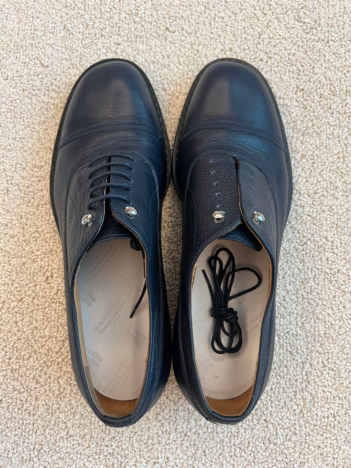메종 마르지엘라  더비 슈즈 네이비 색상 42사이즈(새상품) 상품이미지7
