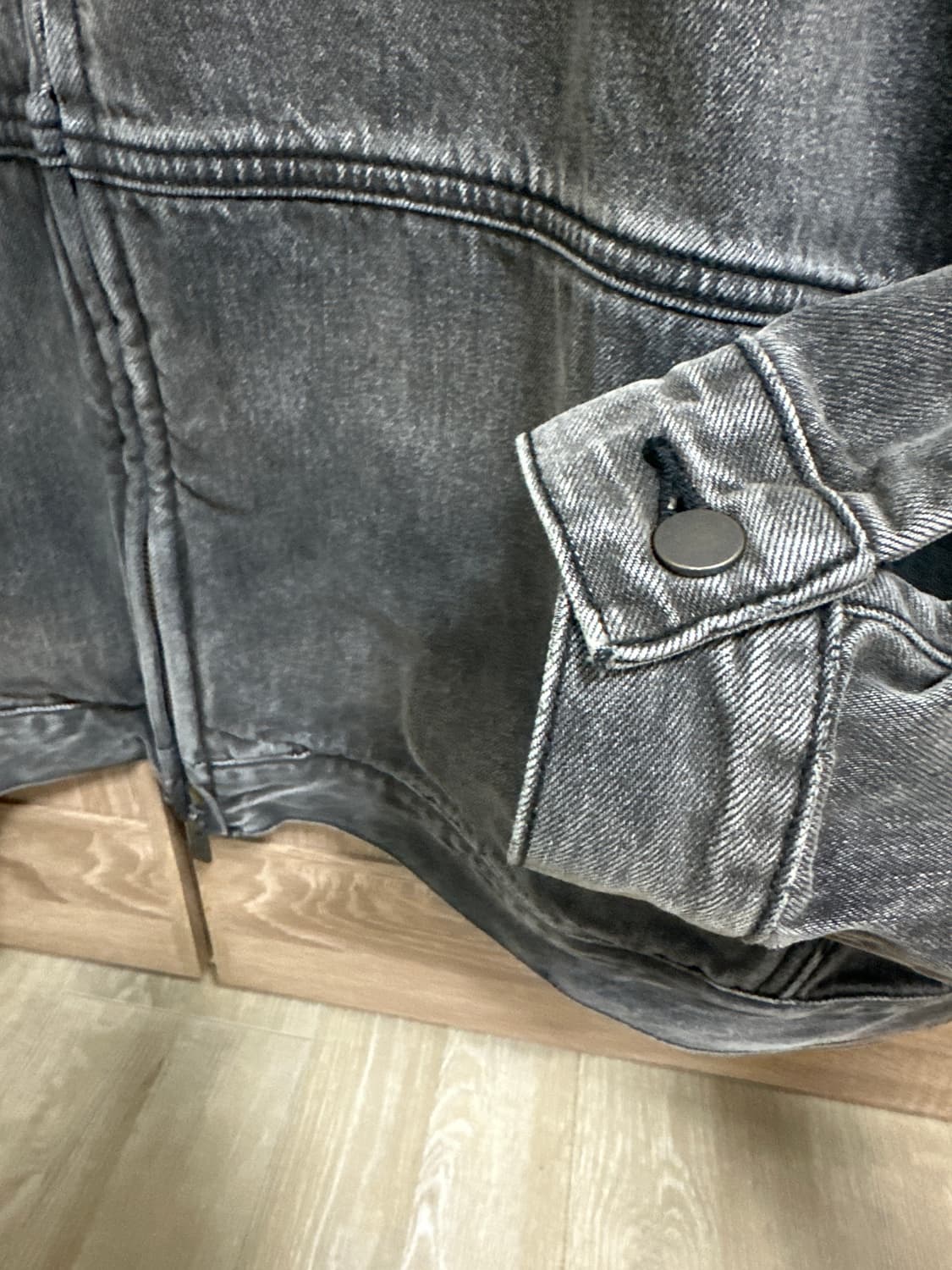 피어오브갓 에센셜 8th 그레이 데님자켓 XL 판매합니다 상품이미지3