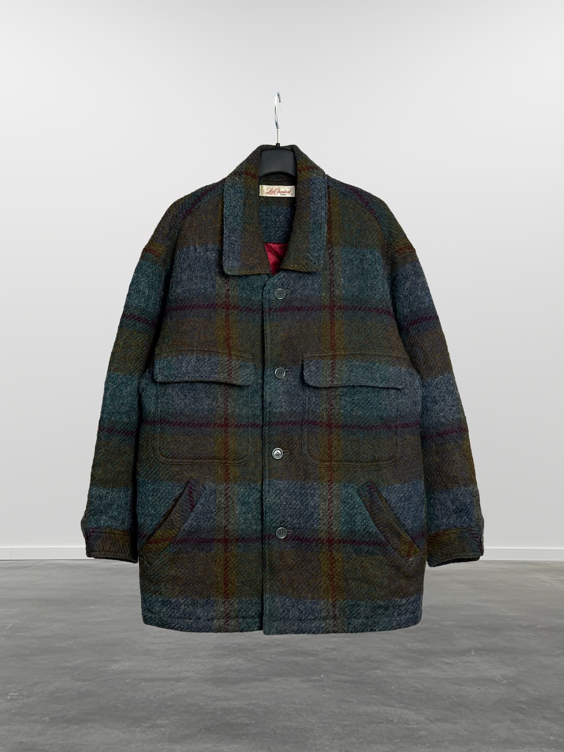 LUI CHANTANT 체크 울 자켓  상품이미지1