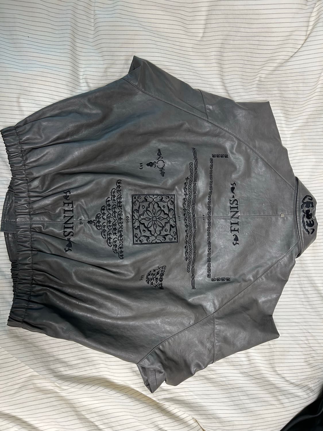 604service 엠브로이더드 레더자켓 EMBROIDERED 상품이미지4