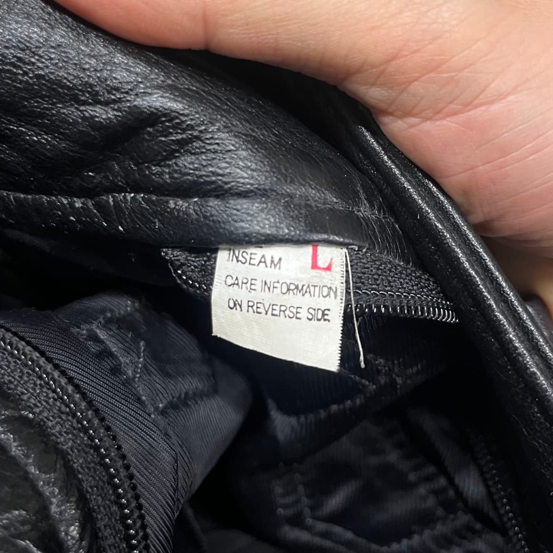 빈티지 소가죽 레더 팬츠 (31“) 상품이미지6