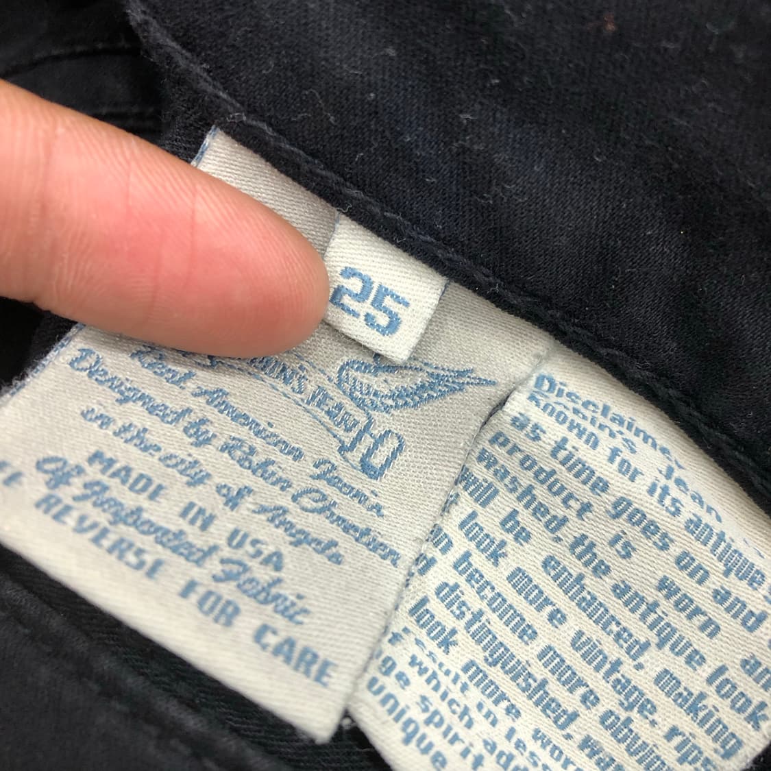 로빈스진 Y2K 스키니진 데님 팬츠 상품이미지6