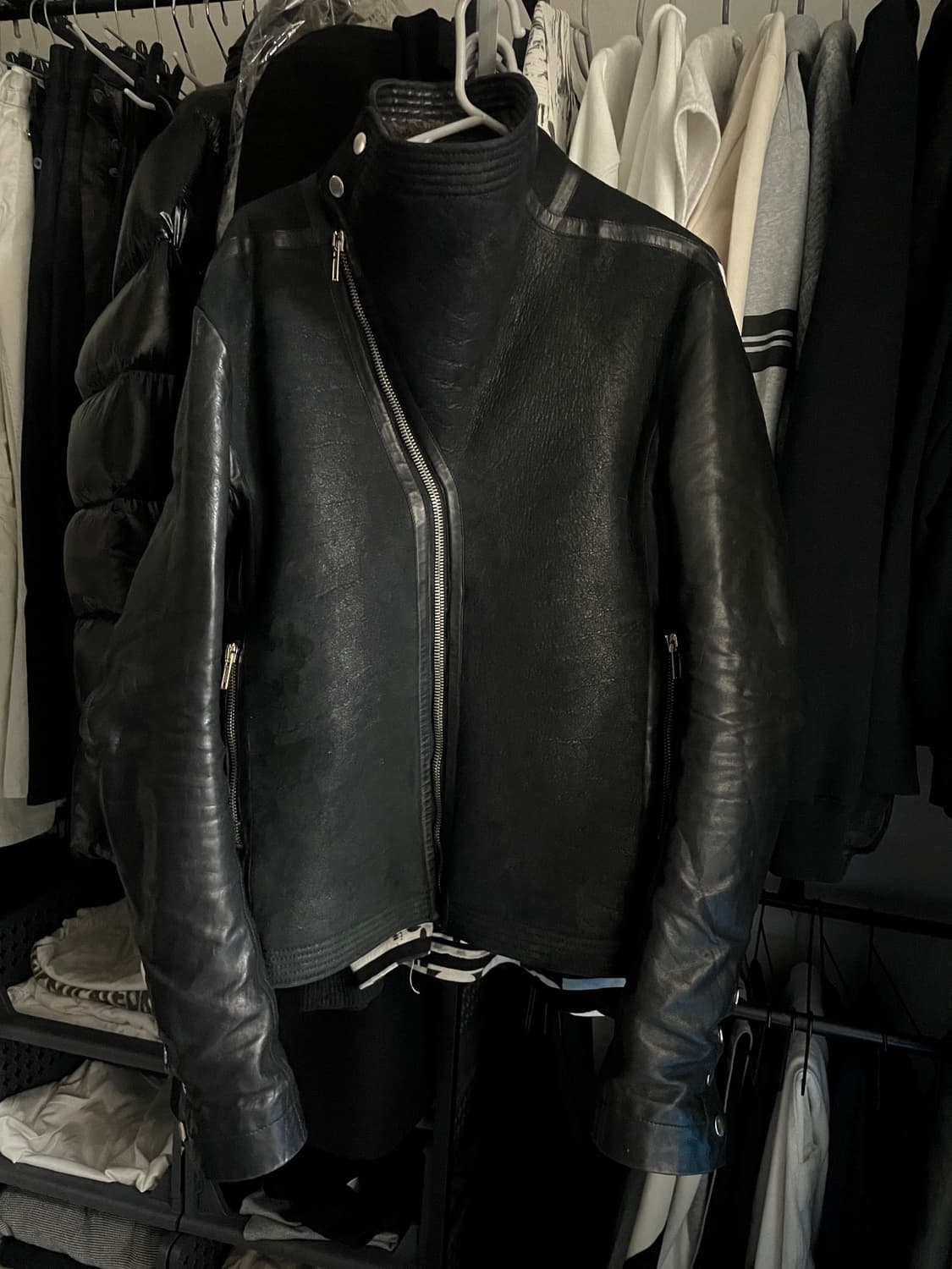 12fw 릭오웬스 몰리노 시어링 무스탕 자켓 48size 상품이미지1