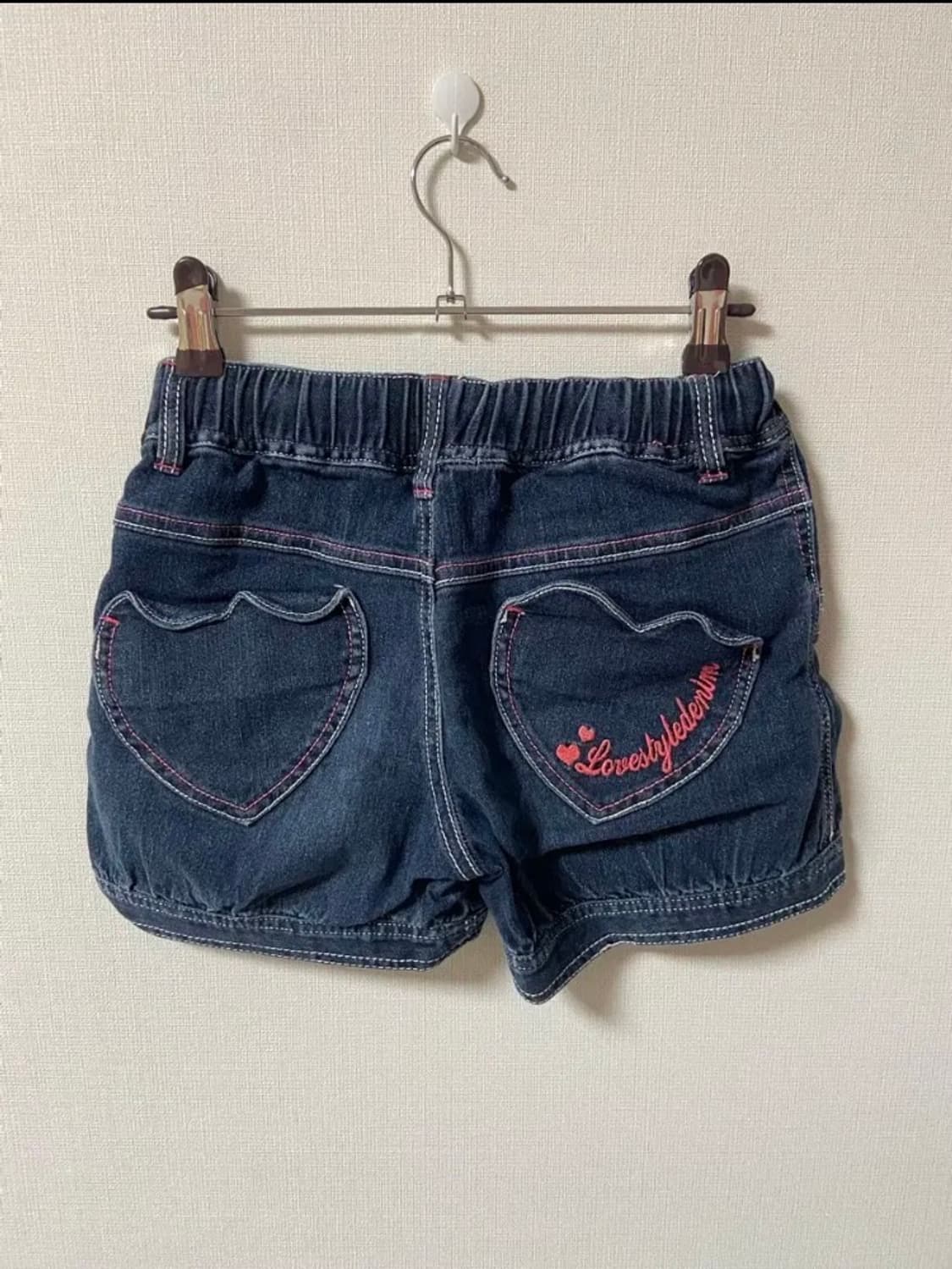 빈티지 하트 반바지 상품이미지5