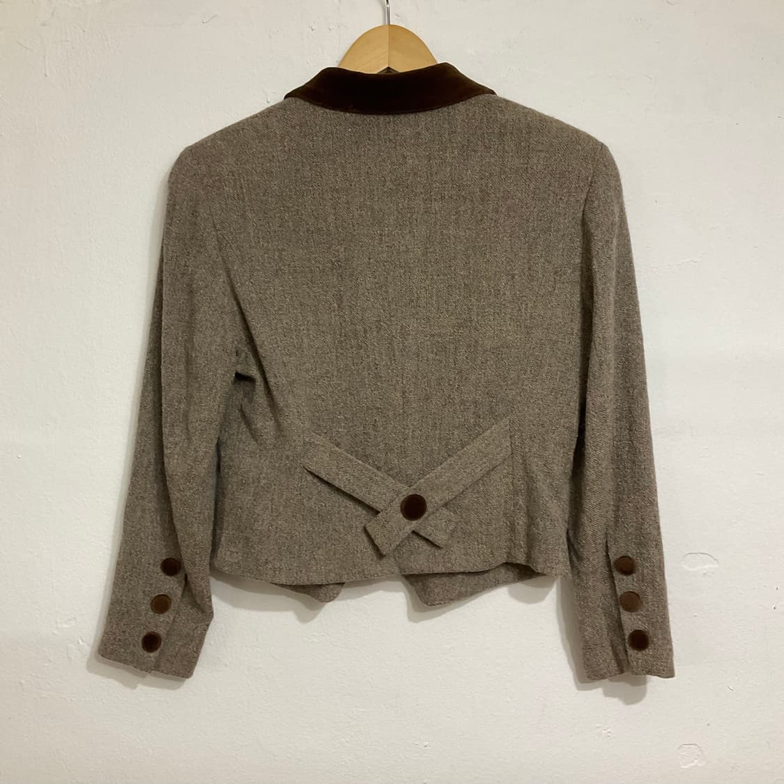 80’s 발망 트위드 자켓 상품이미지2
