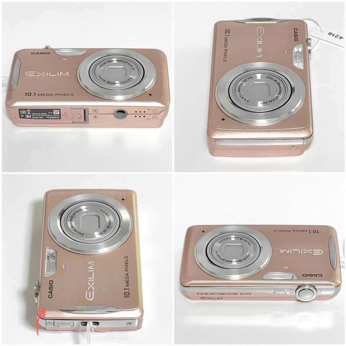 카시오 엑슬림 Z270 로즈골드 빈티지디카 상품이미지5