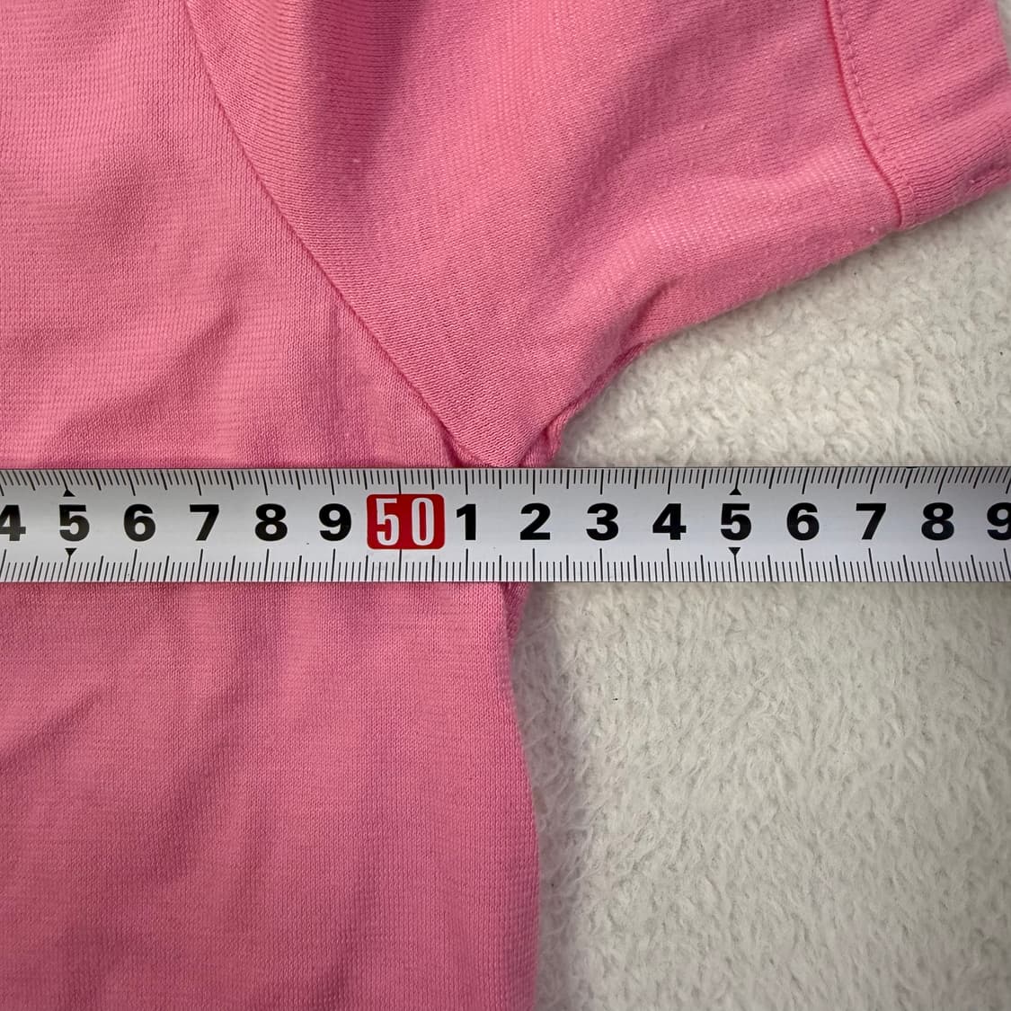 100 빈티지 핑크 반팔 카라 티셔츠 0423T 상품이미지5