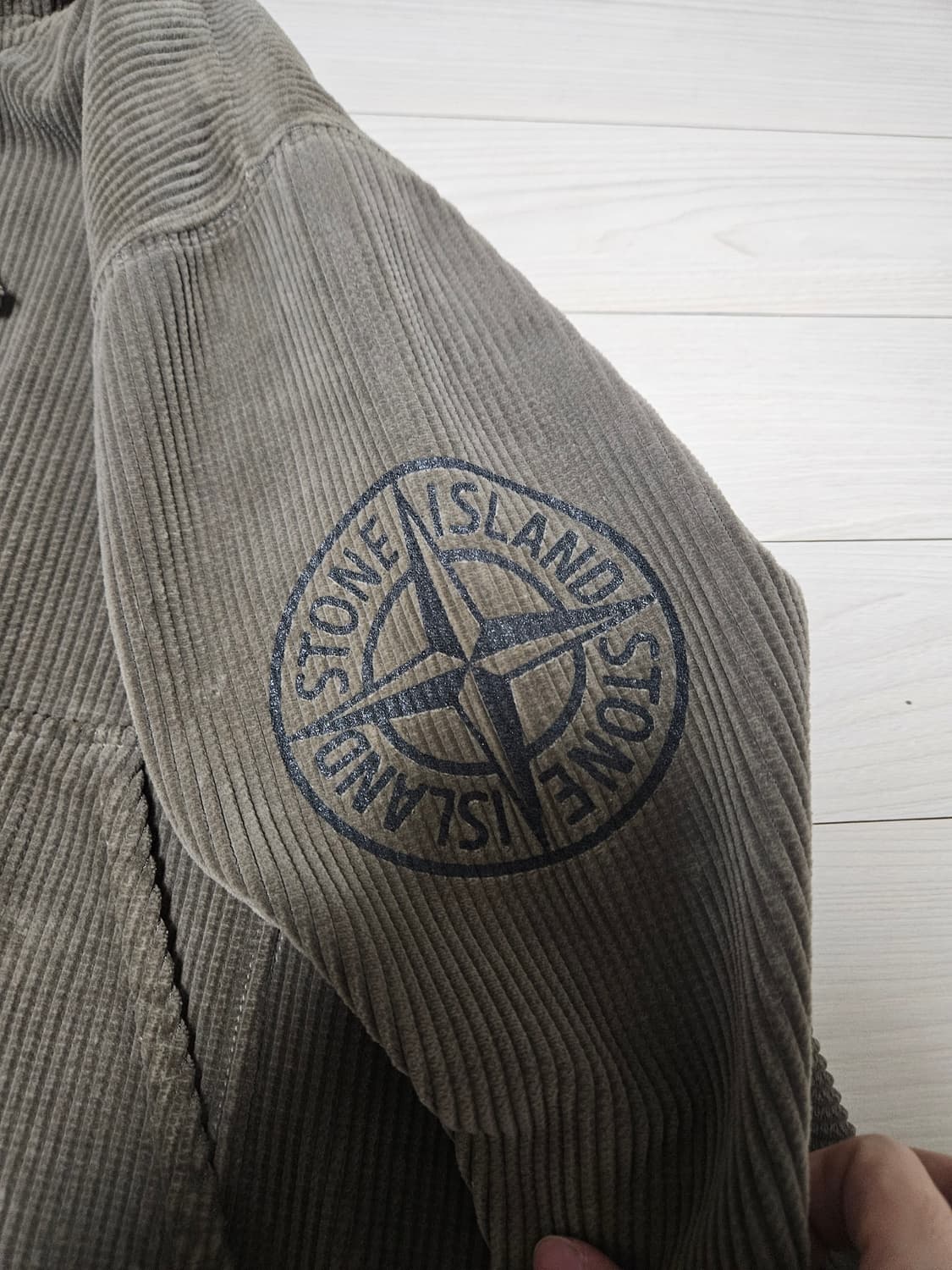 스톤아일랜드 코듀로이 후드집업 상품이미지2