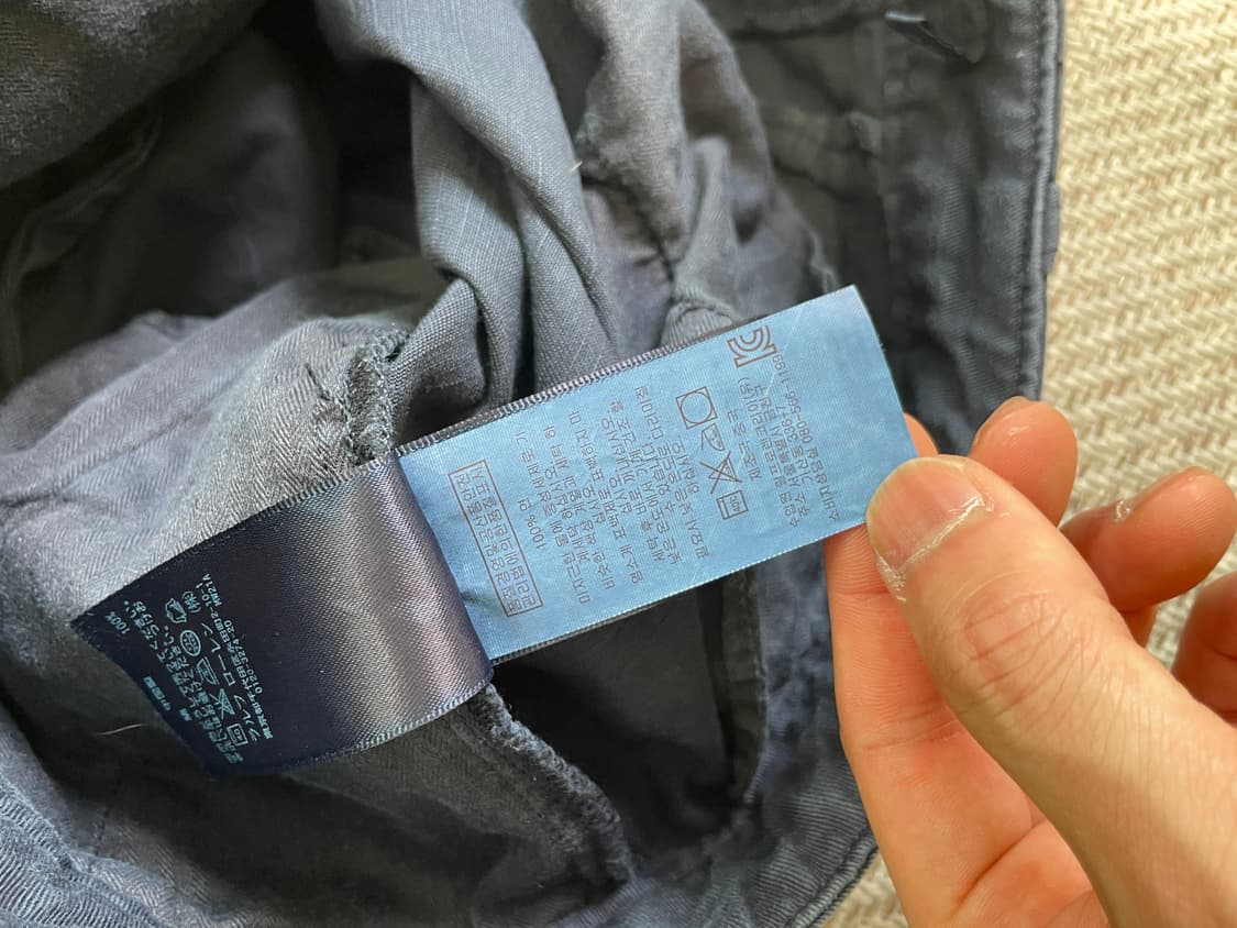 폴로 랄프로렌 네이비 코튼 팬츠  상품이미지6