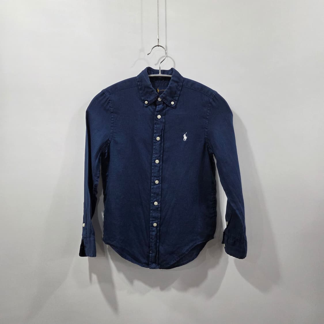 폴로랄프로렌 키즈 버튼다운 린넨 셔츠 S/8  상품이미지1