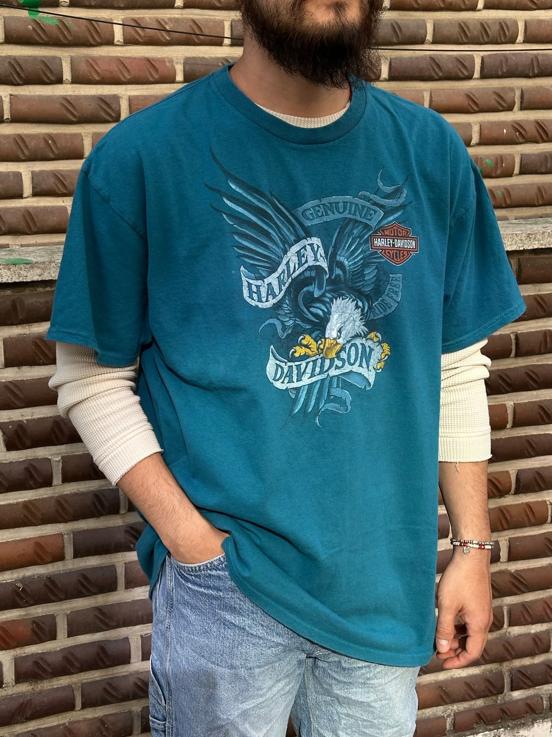 [할리데이비슨] •Vintage Ride Free Tee 상품이미지5
