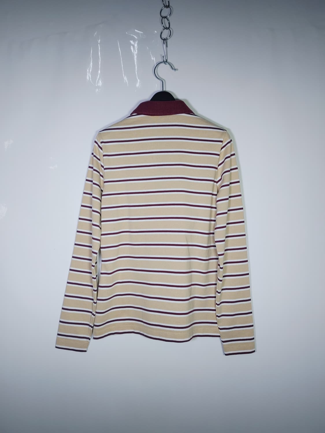 BEANPOLE 빈폴 카라배색 긴팔 카라티 상품이미지2