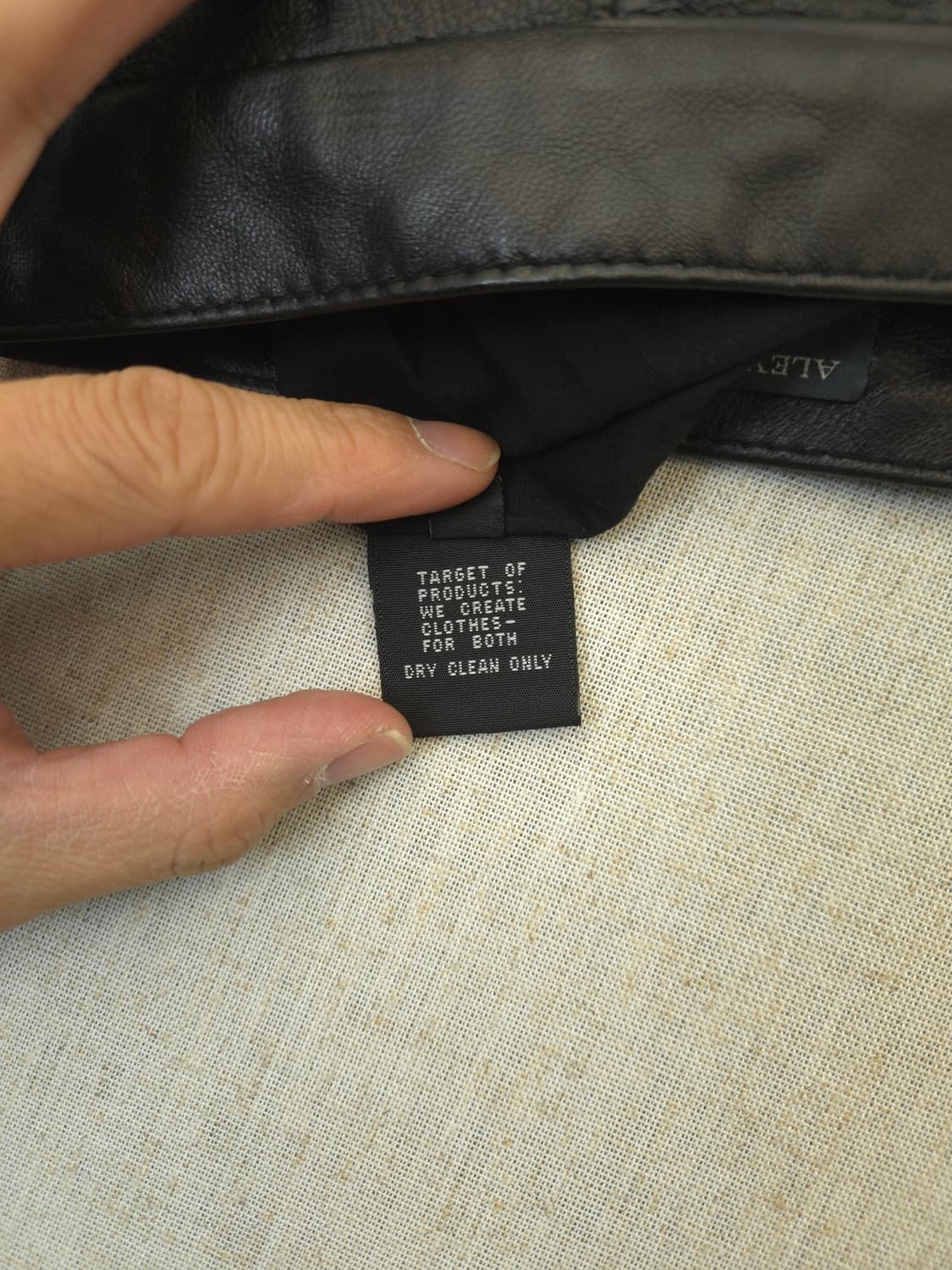 알렉산더 맥퀸 블랙 레더 미니 스커트 상품이미지7