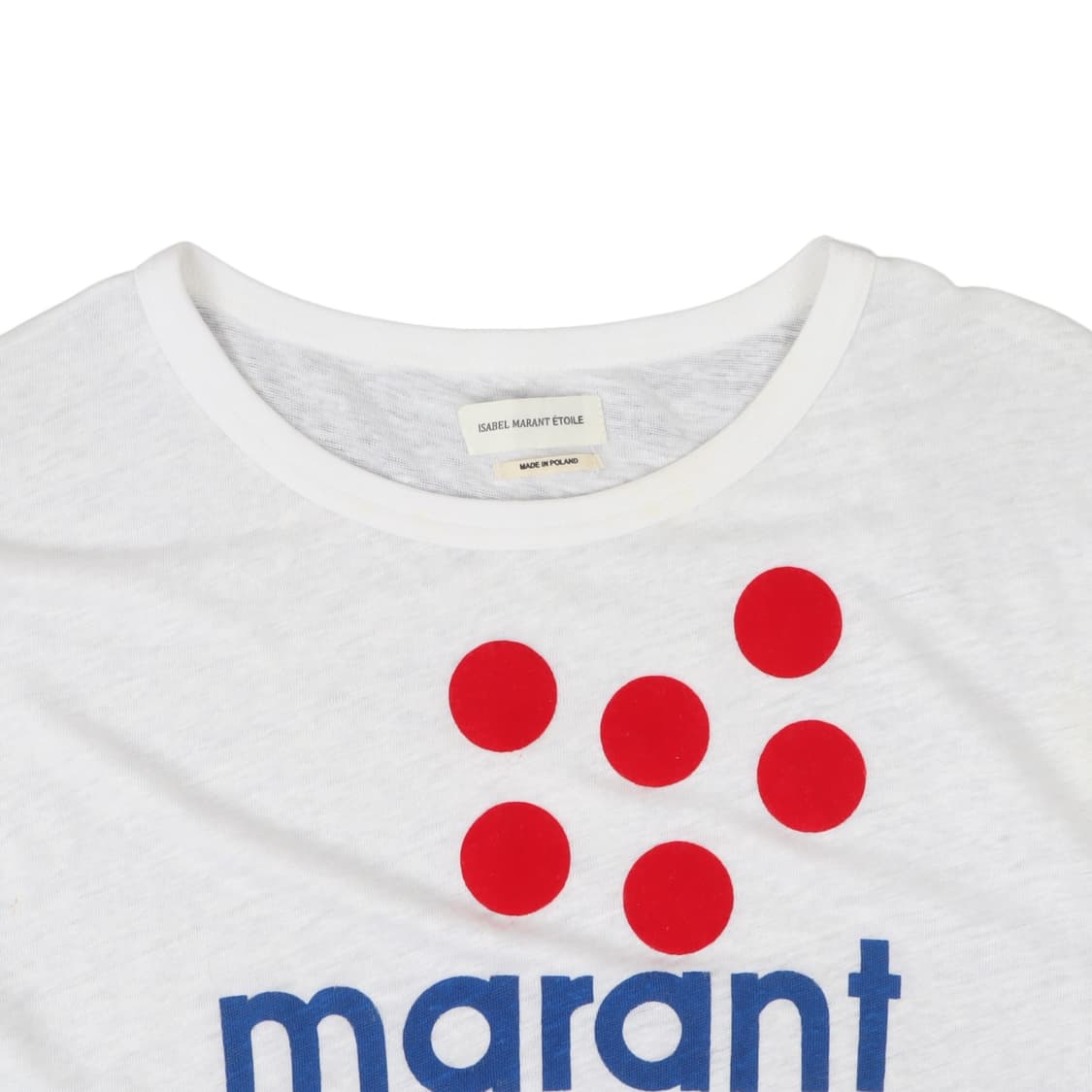 이자벨마랑 린넨 도트 로고 티셔츠 상품이미지2