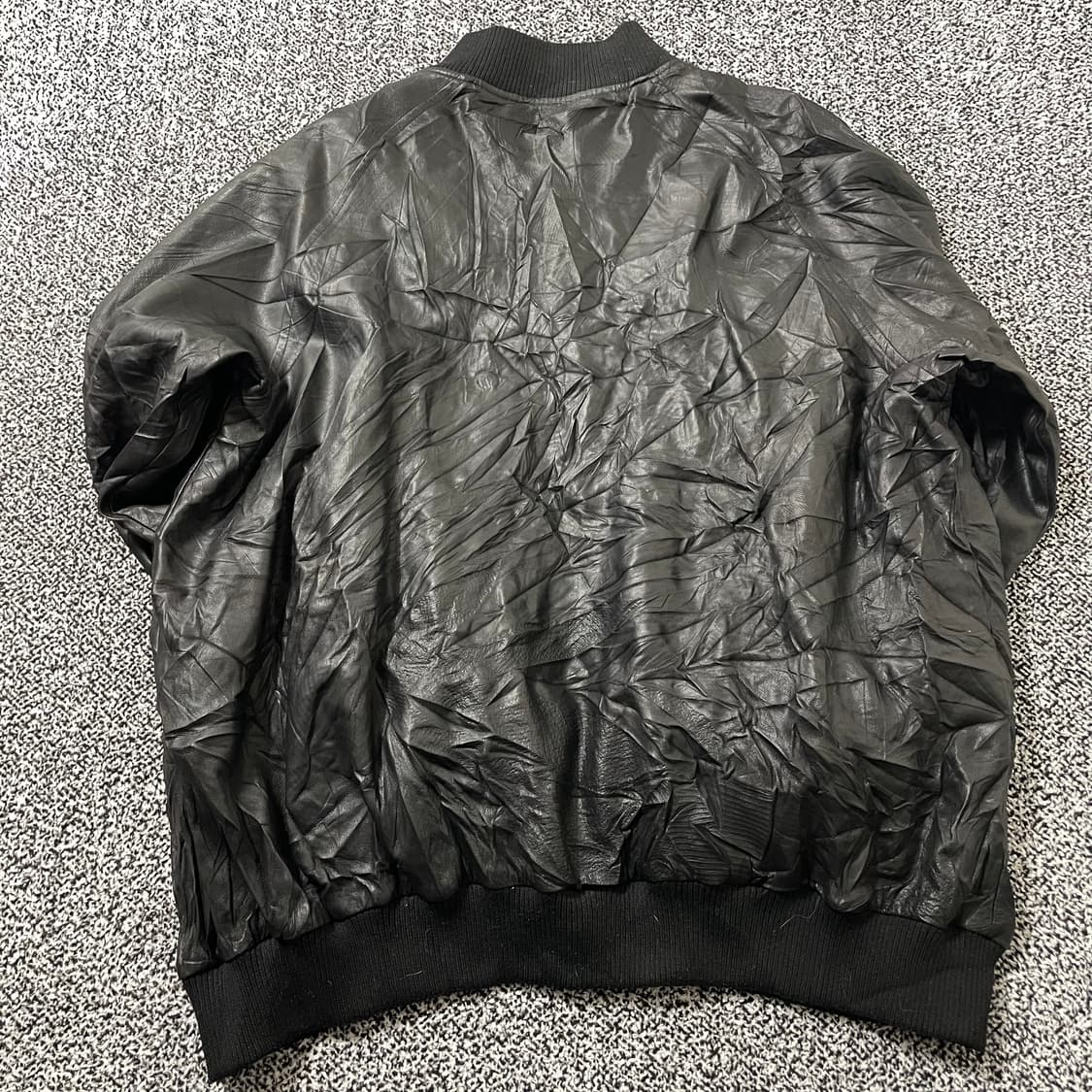 빈티지9. 일본빈티지 퍼킹어썸 필름 스트립 자켓 봄버 가죽 스트릿 상품이미지4