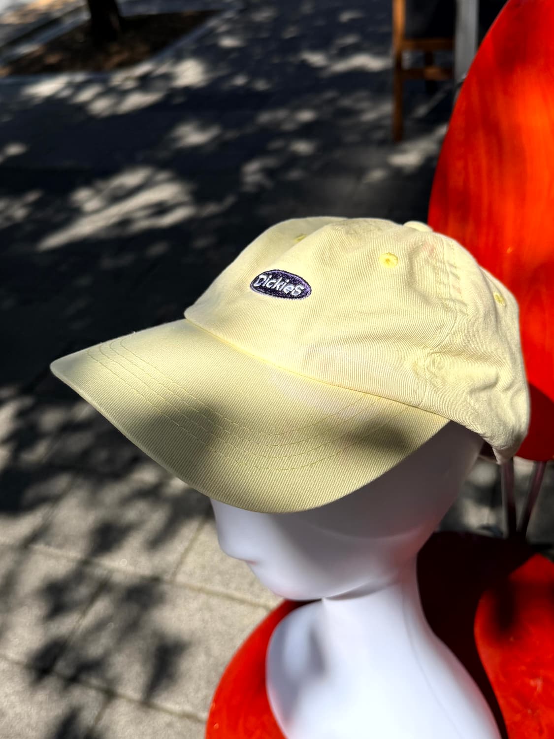 Dickies Pastel Yellow Logo Cap 상품이미지1