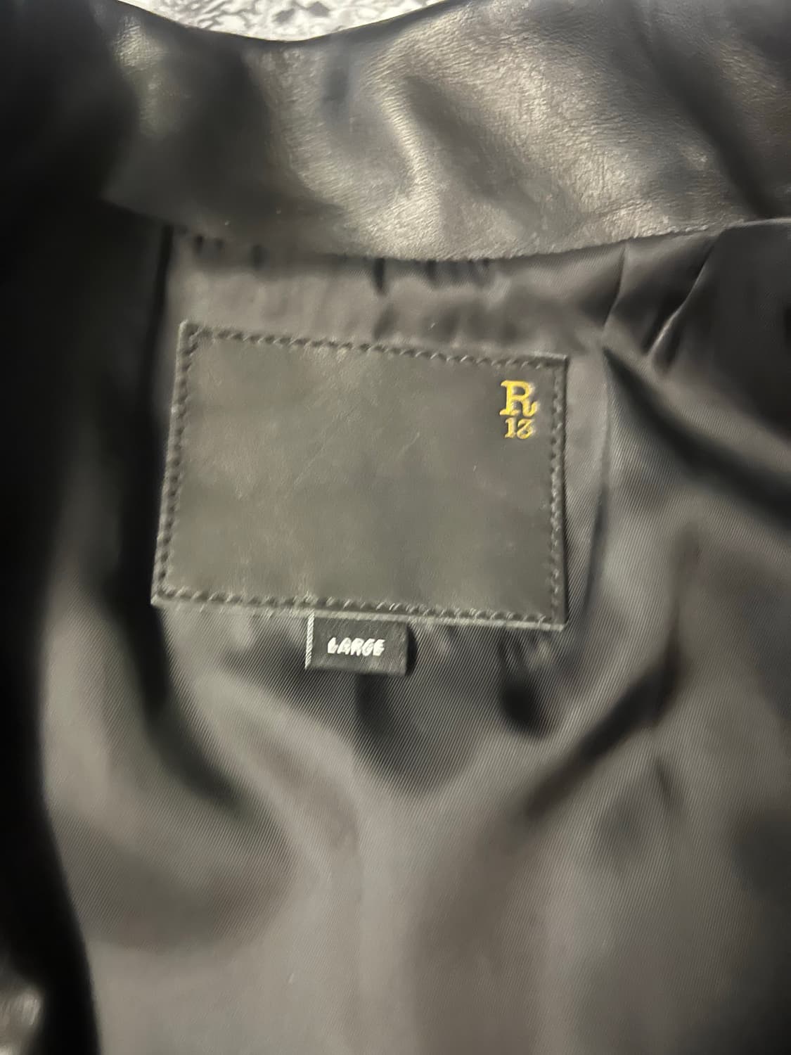 알써틴 r13 빈티지 워싱 라이더 상품이미지7