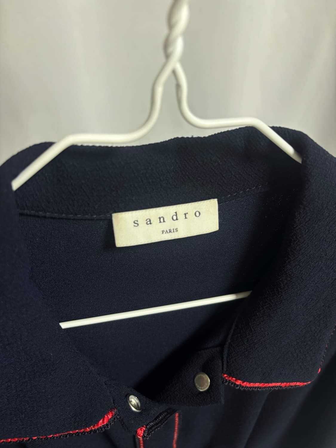 산드로 미디 스티치 원피스 상품이미지2