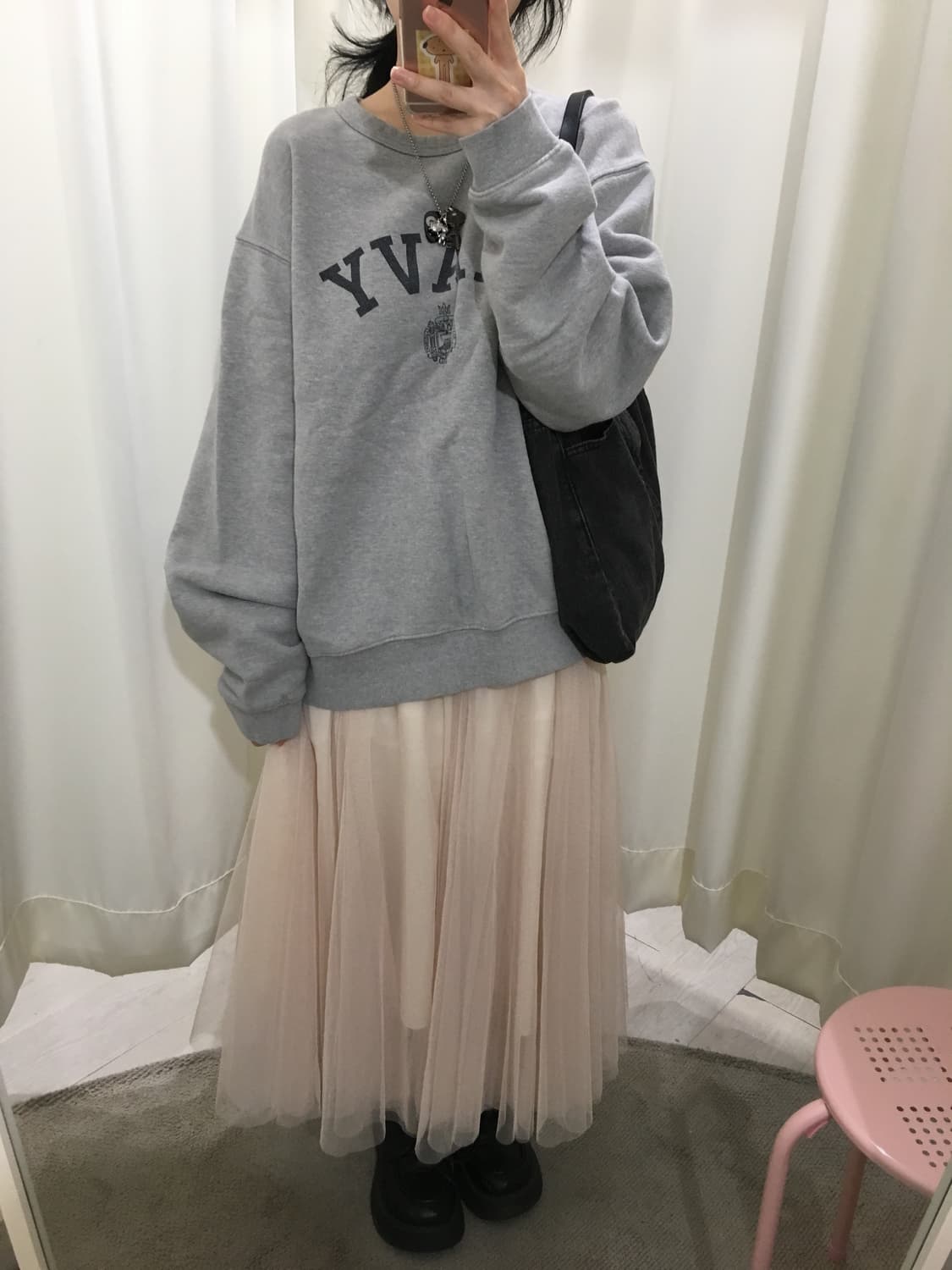 soft pink tulle skirt 상품이미지6