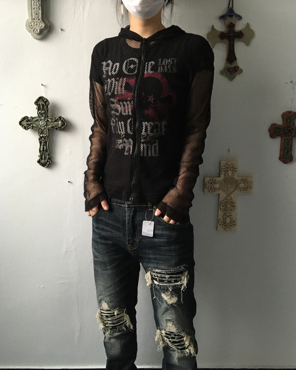 Punching hood zip up 상품이미지5