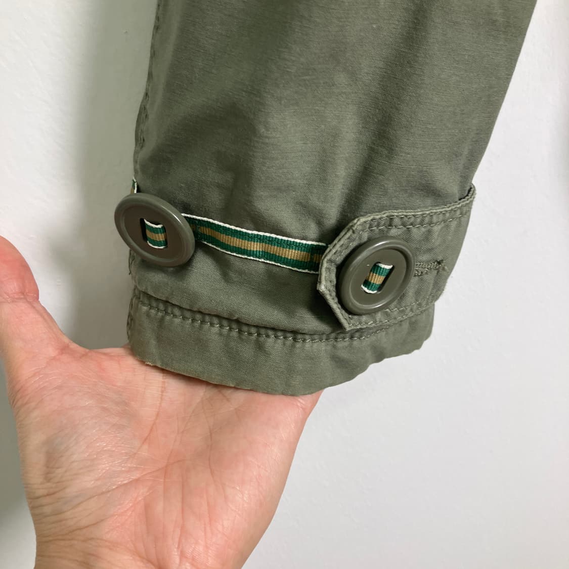 Avirex 아비렉스 카키 후드 필드 자켓 M 상품이미지10