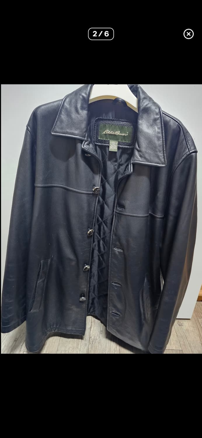 에디바우어 레더 카코트 L 올드갭 상품이미지2