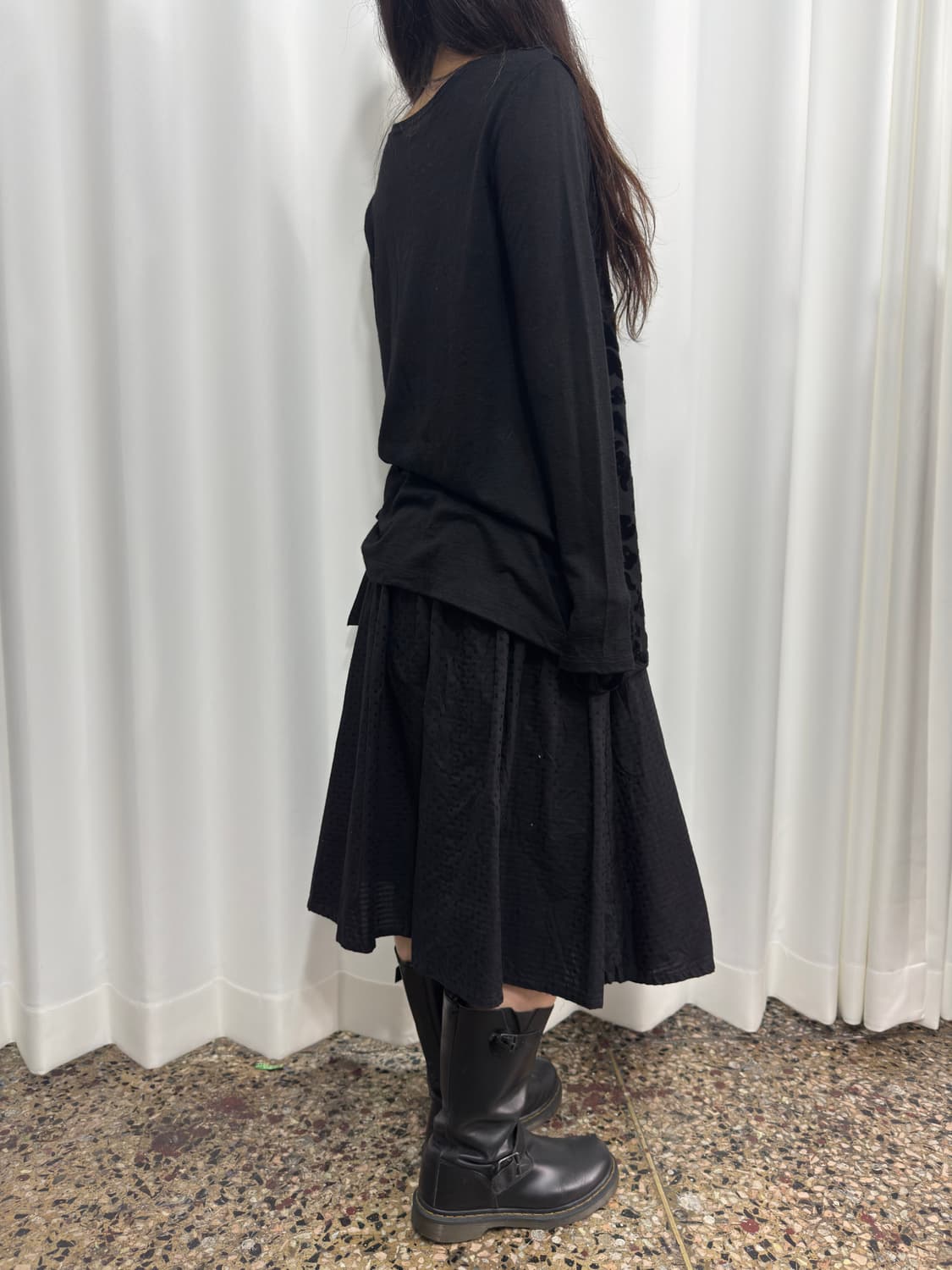 zara basic strap midi pleats skirt 상품이미지7