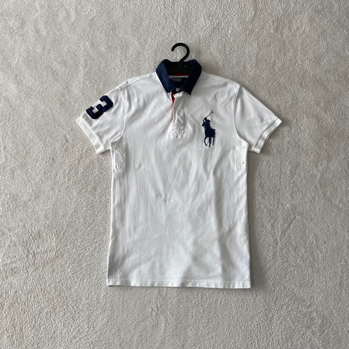 S 폴로 빅포니 화이트 반팔카라티 상품이미지1