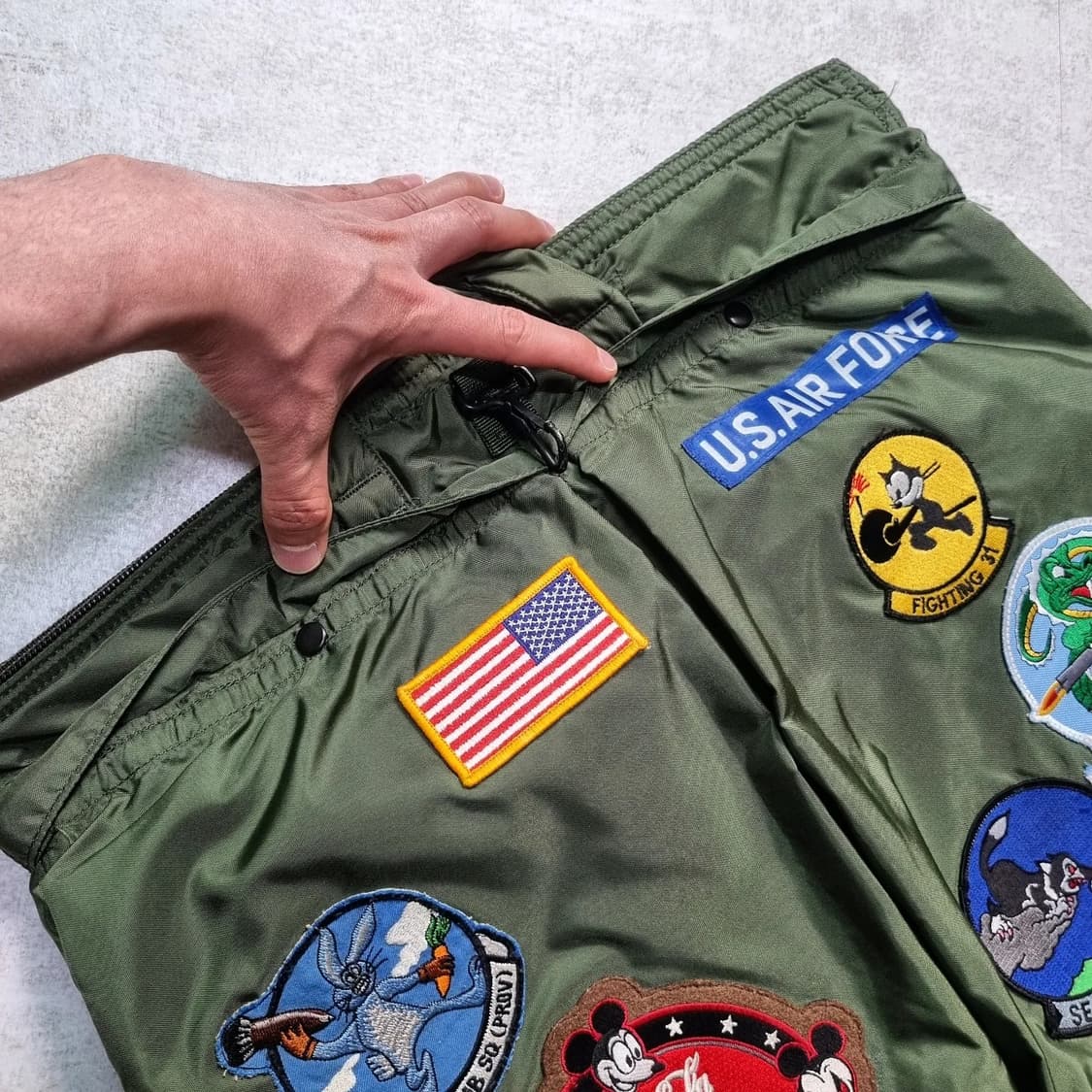 00s 미공군 헬멧백 풀 패치업 미사용품 상품이미지4