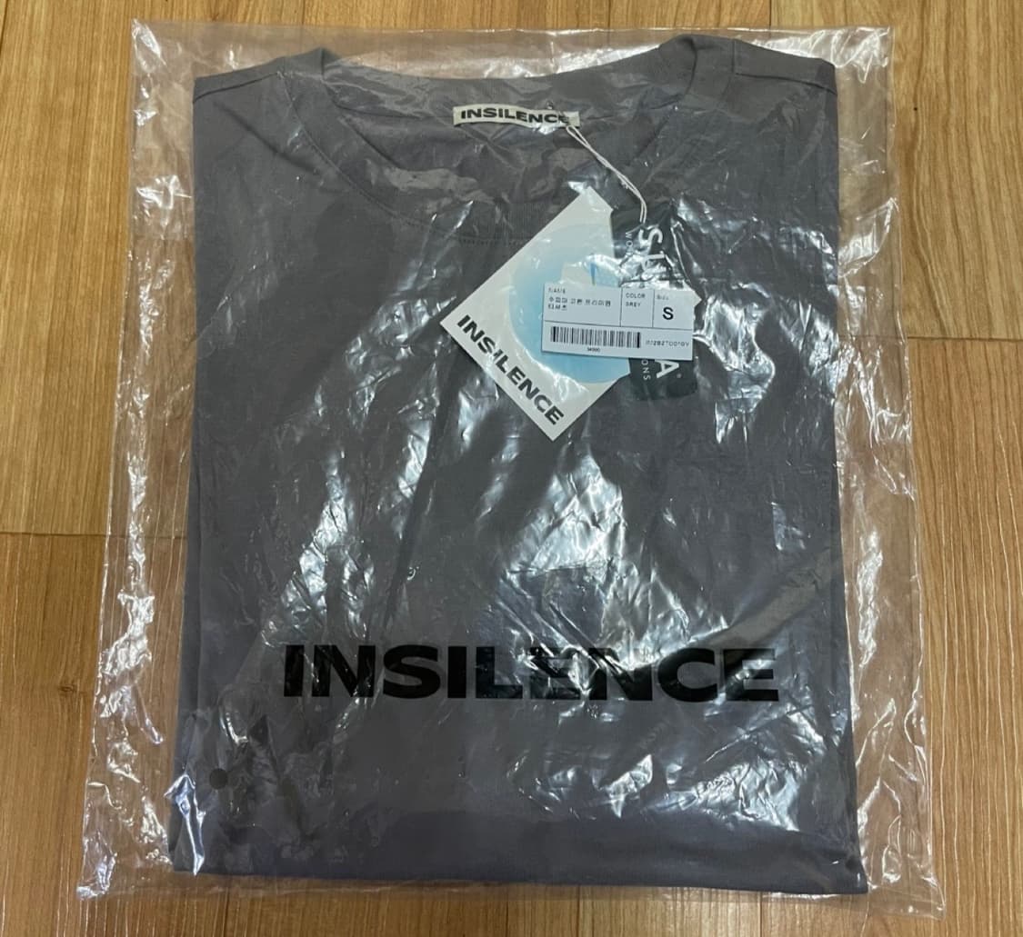 인사일런스 수피마 코튼 프리미엄 티셔츠 그레이 상품이미지6