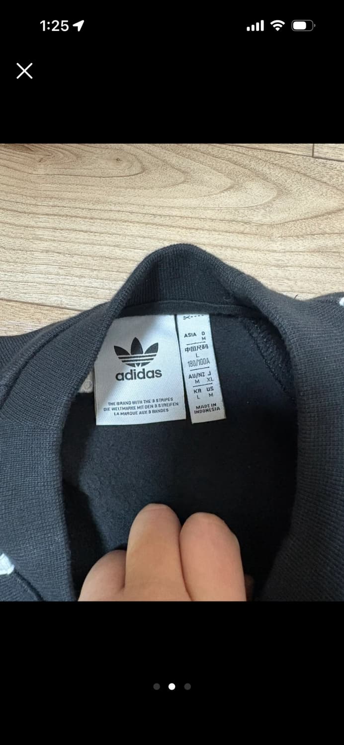 아디다스 삼선 맨투맨  상품이미지1