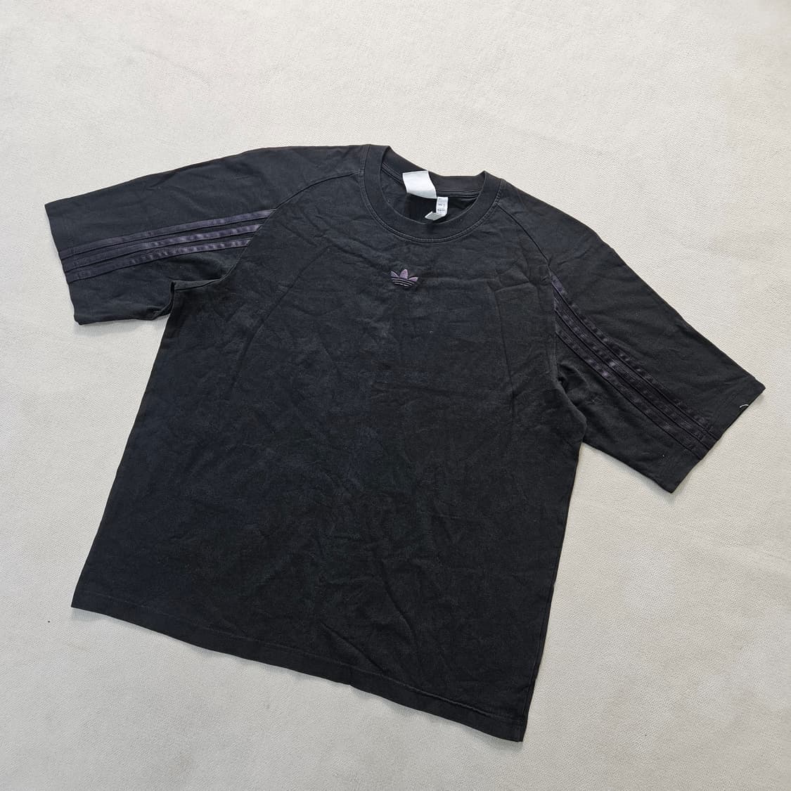 L 아디다스 래글런 커트라인 반팔티 0407Y 상품이미지1