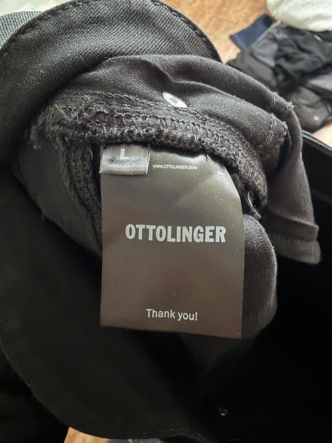 오토링거 웨이스트밴드 드레이프 데님 상품이미지5