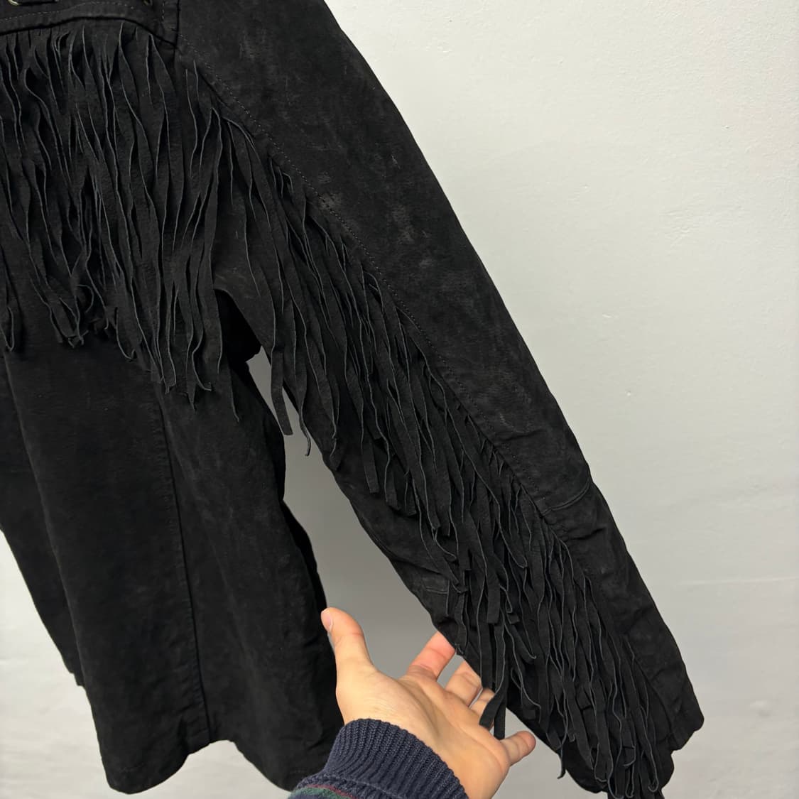 빈티지 스웨이드 프린지 자켓 상품이미지6