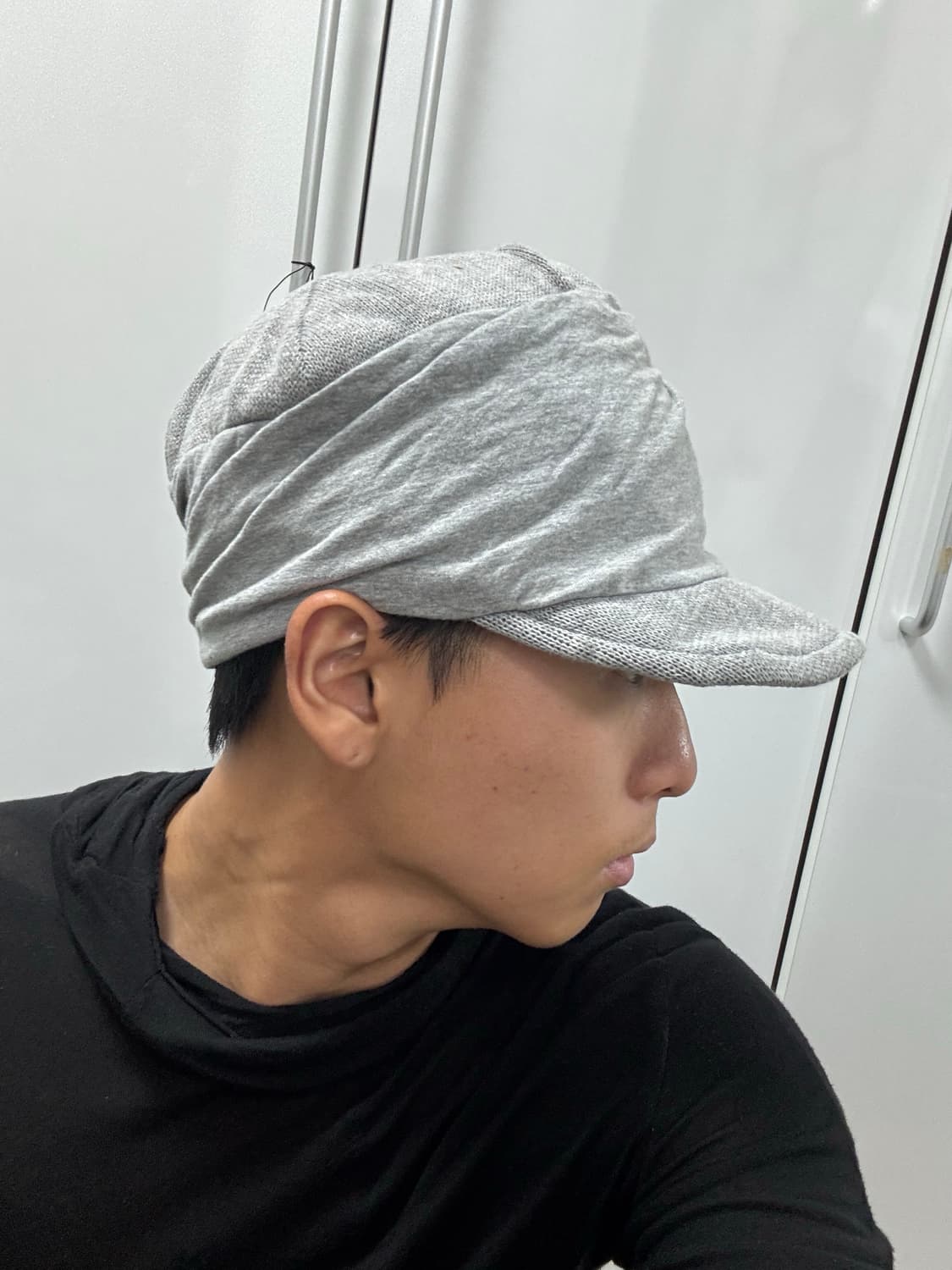 Ca4la 드레이프 와이어 니트 캡 상품이미지3