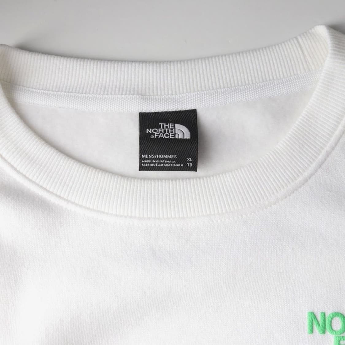 노스페이스 그린 로고 포인트 스웨트셔츠 XL 상품이미지5