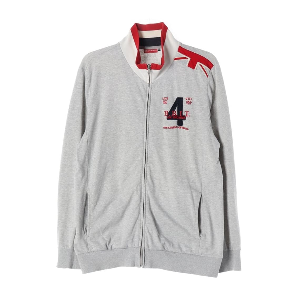 ASK ENQUIRED 브리티시 유니언잭 패치 집업 XL 상품이미지1