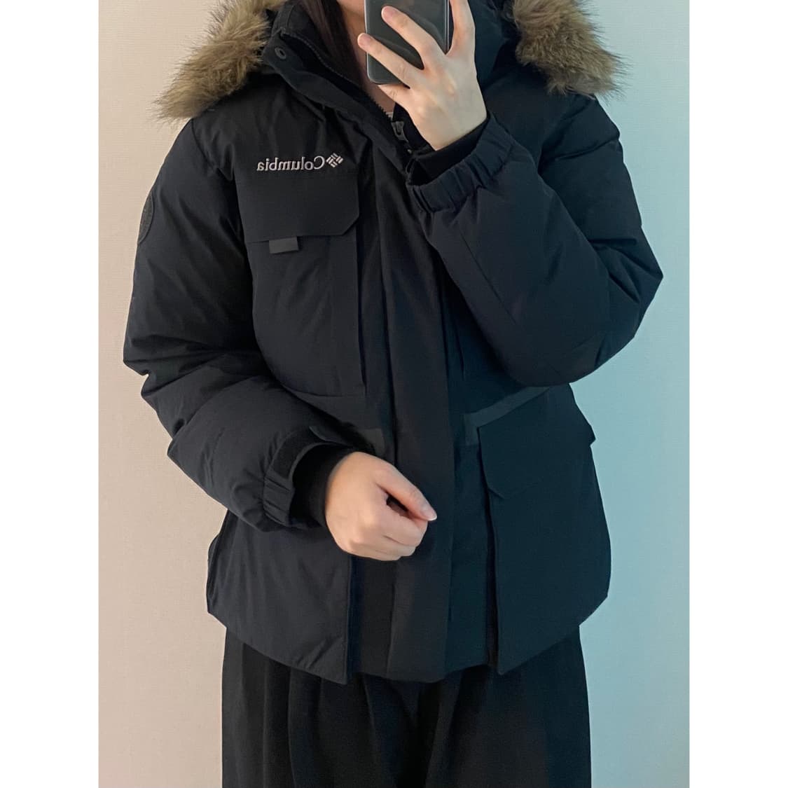 콜롬비아 거위솜털 패딩점퍼 상품이미지2