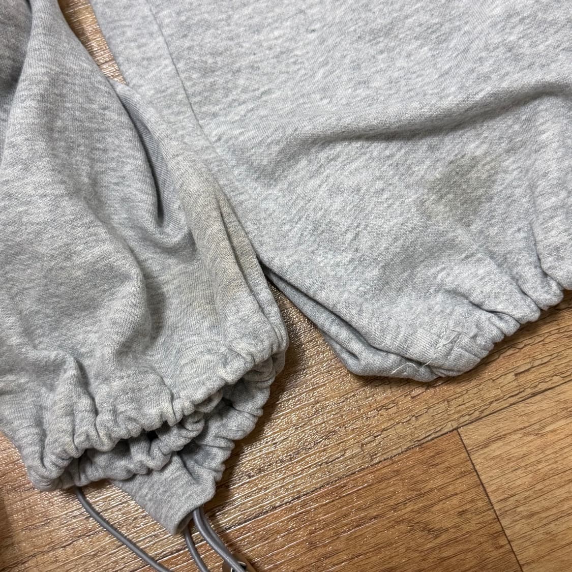 블랙업 에어스웨트 와이드 투웨이 밴딩팬츠 L 상품이미지5