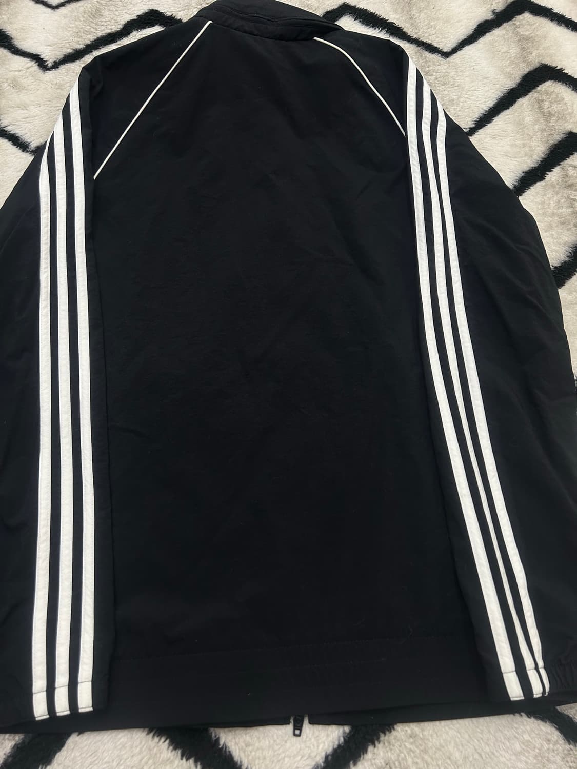 [L]아디다스 슈퍼스타 나일론 바람막이/블랙 상품이미지6