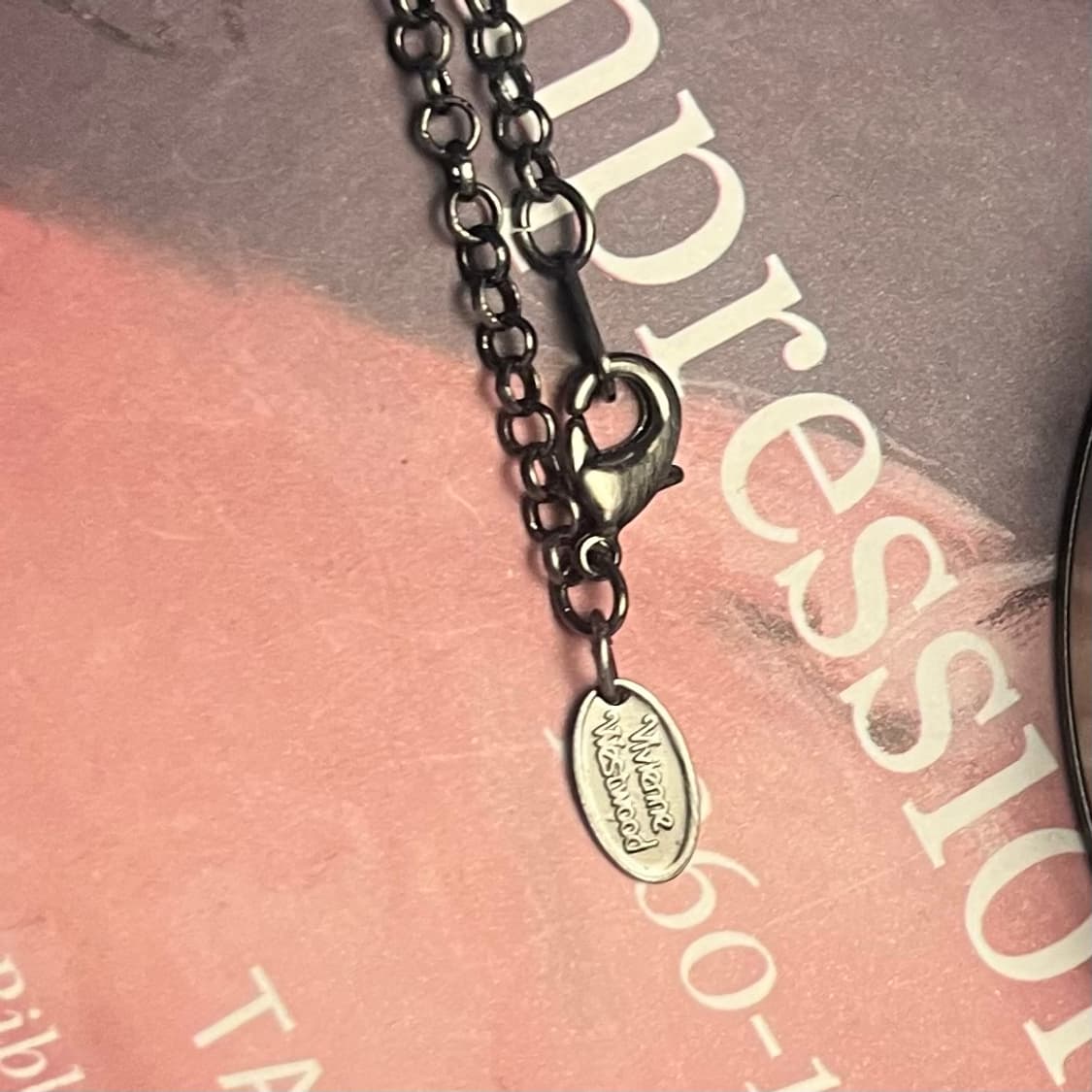 비비안웨스트우드 오리엔탈 orb 퍼플 목걸이 상품이미지7