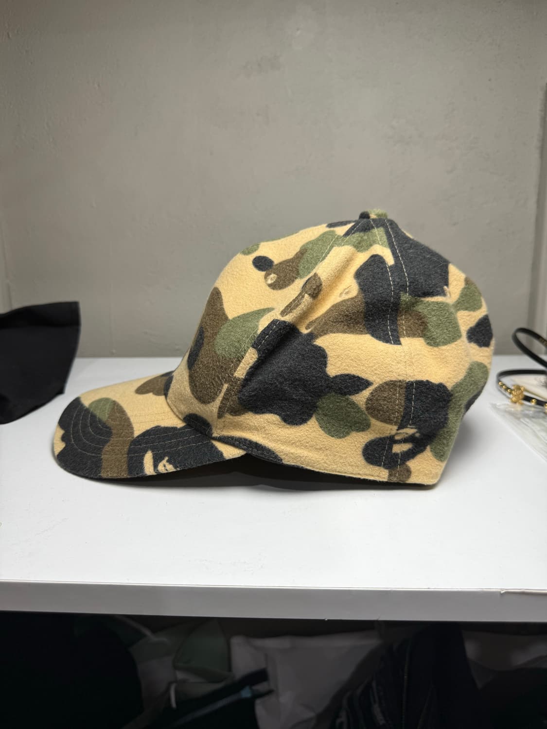 니고 시절 진짜 베이프 카모 패턴 모자 상품이미지2