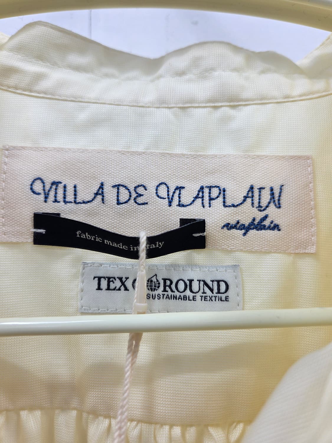 S 23FW [새상품]비아플레인 아이보리 블라우스 상품이미지5