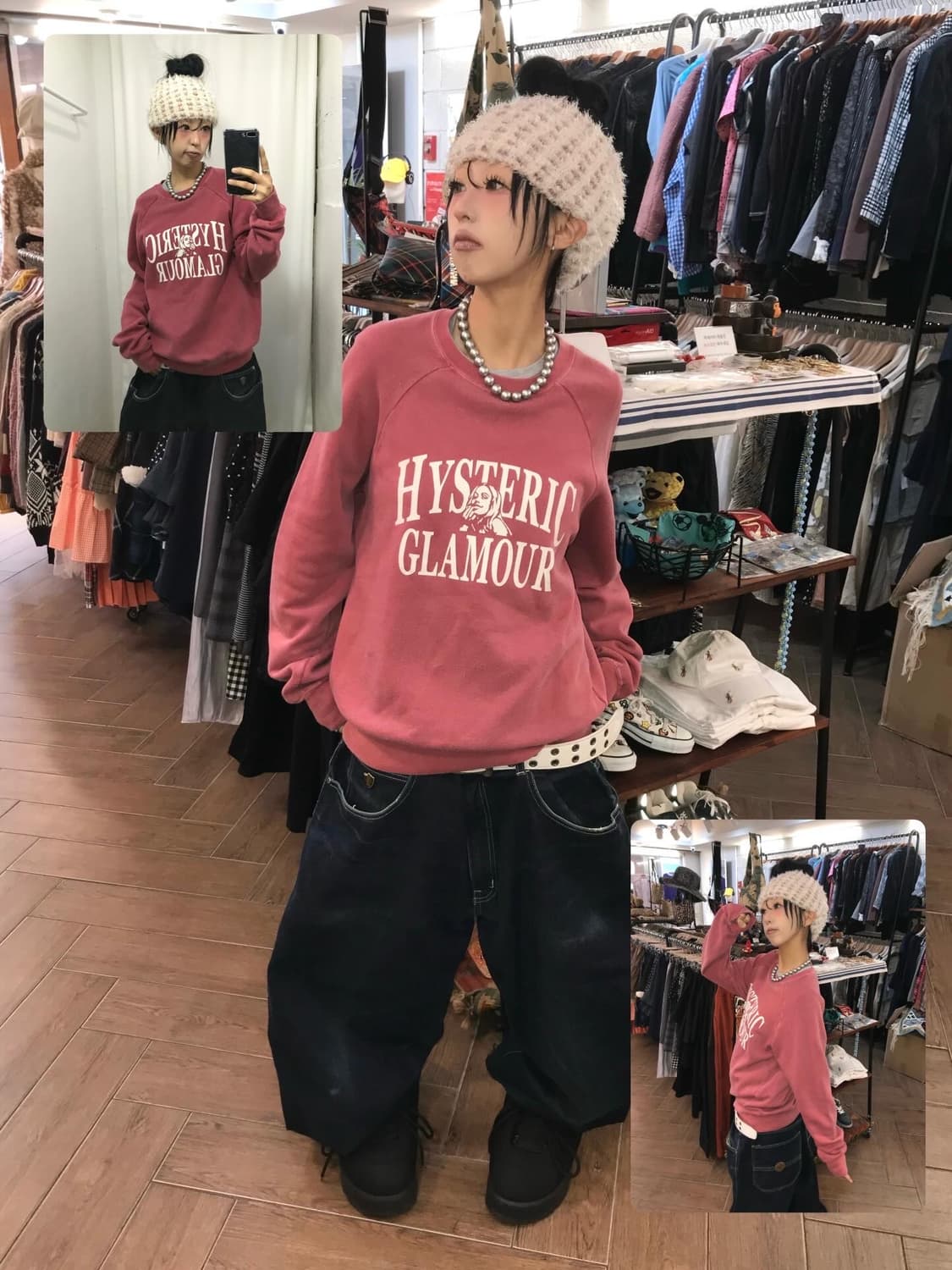 Hysteric Glamour Logo Sweatshirts 상품이미지1