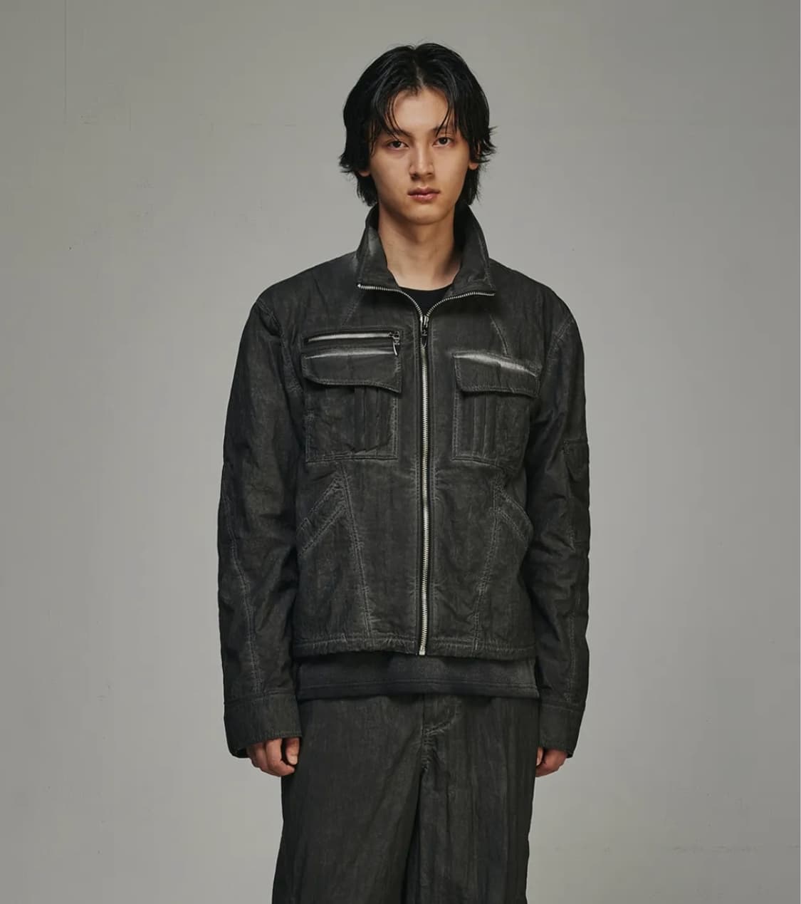 Blr 멀티 포켓 나일론 워크 자켓 s 상품이미지1