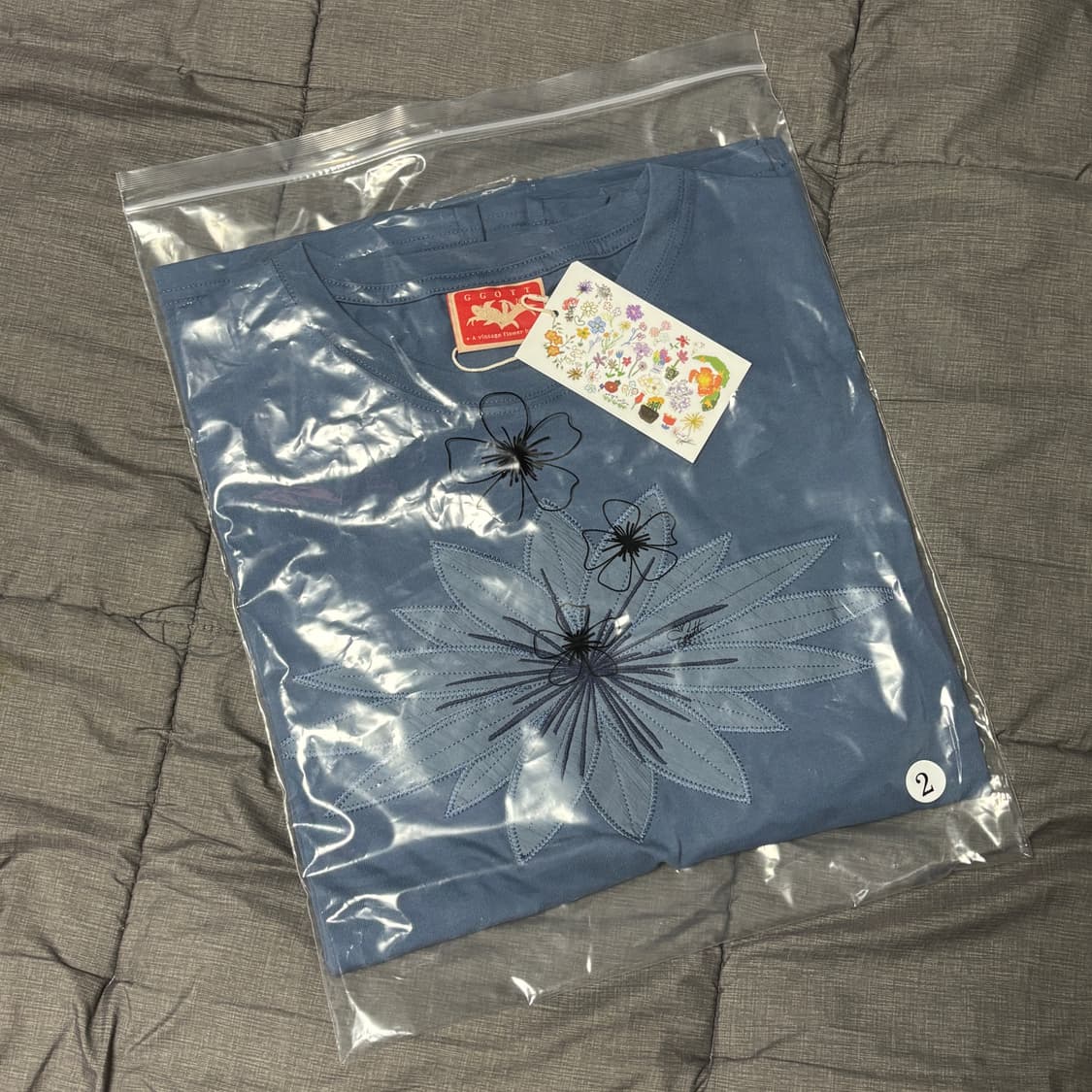 Flower Collector Long Sleeve Sky Blue 상품이미지3