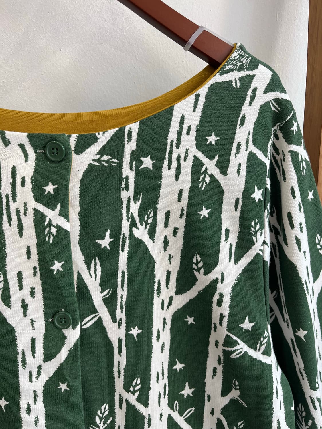 리버시블 그라니프(Graniph) 부엉이 숲 양면 롱 자켓 상품이미지3