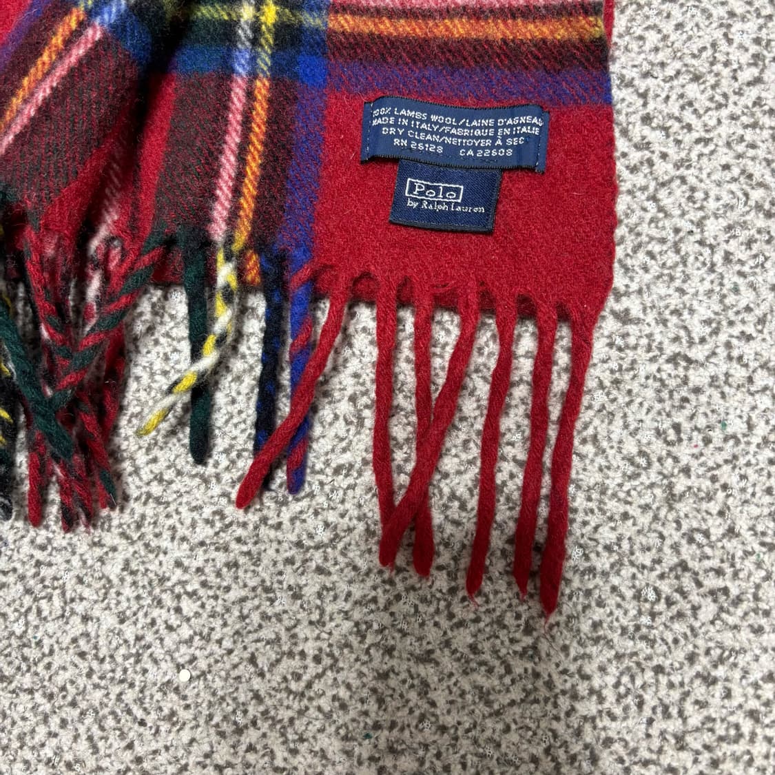 [택포,램스울100] 폴로 랄프로렌 이태리 머플러 목도리 [A+] 상품이미지3